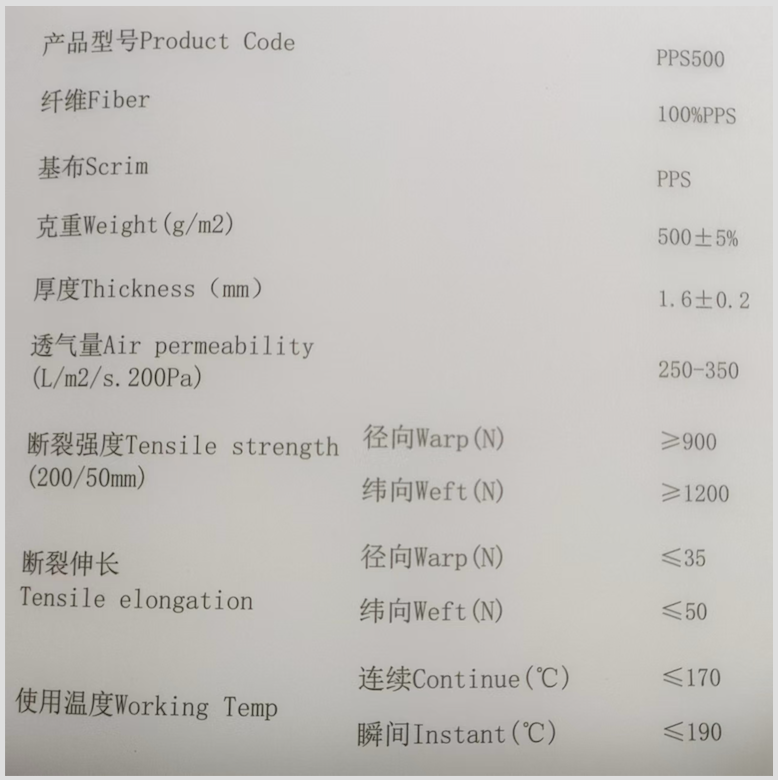PPS Needle-Punched Felt | Chemical-Resistant High-Temp Dust Filter Media PPS Needle-Punched Felt | Chemical-Resistant High-Temp Dust Filter Media