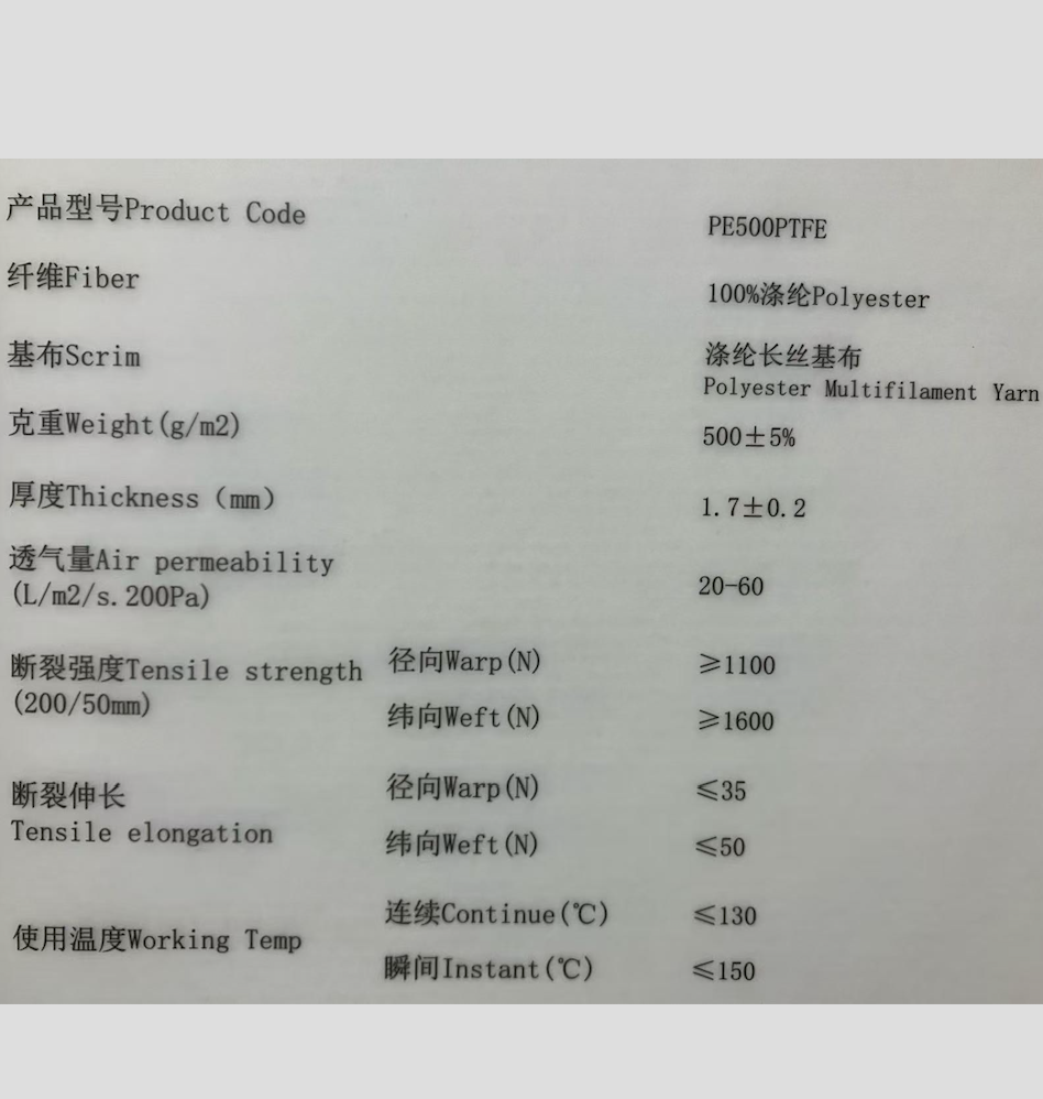 PTFE Membrane Polyester Needle Felt Filter Bag | High Efficiency Industrial Dust Filtration PTFE Membrane Polyester Needle Felt Filter Bag | High Efficiency Industrial Dust Filtration