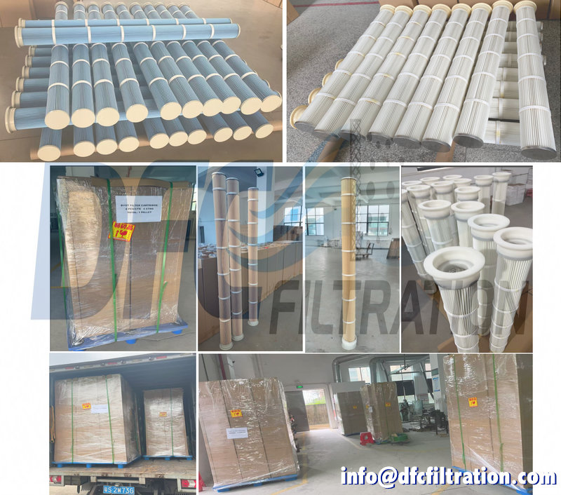 Replacement bag-type pleated filter bags