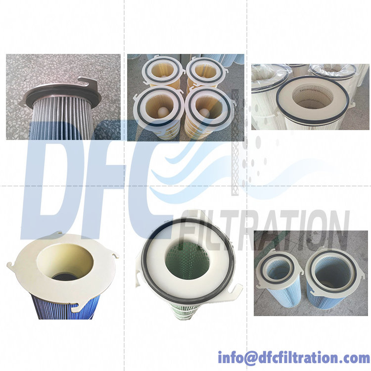 Antistatic polyester bayonet bottom‑load dust collector filter cartridge, for explosive‑prone dust condition, custom‑made Antistatic polyester bayonet bottom‑load dust collector filter cartridge, for explosive‑prone dust condition, custom‑made