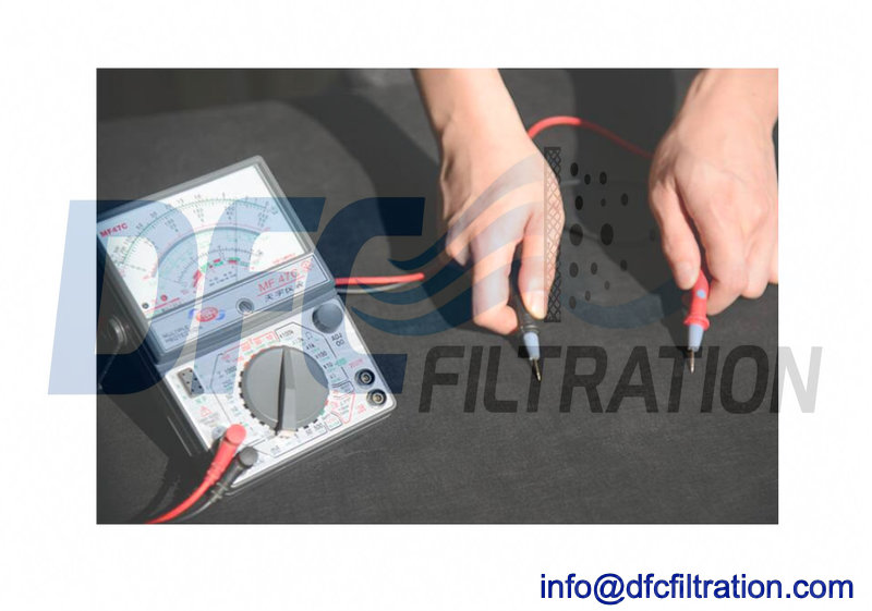 Carbon-Impregnated Antistatic Spun-bonded Polyester Filter Media