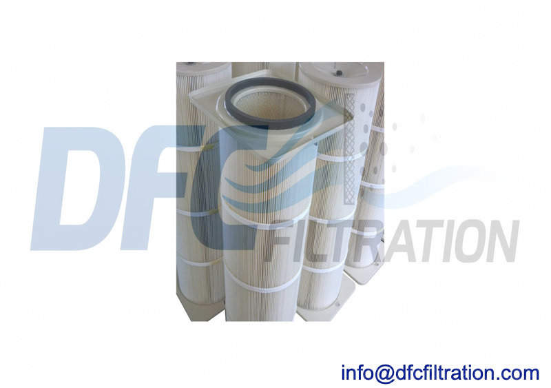 Industrial Dust Collector Square Flange Filter Cartridge