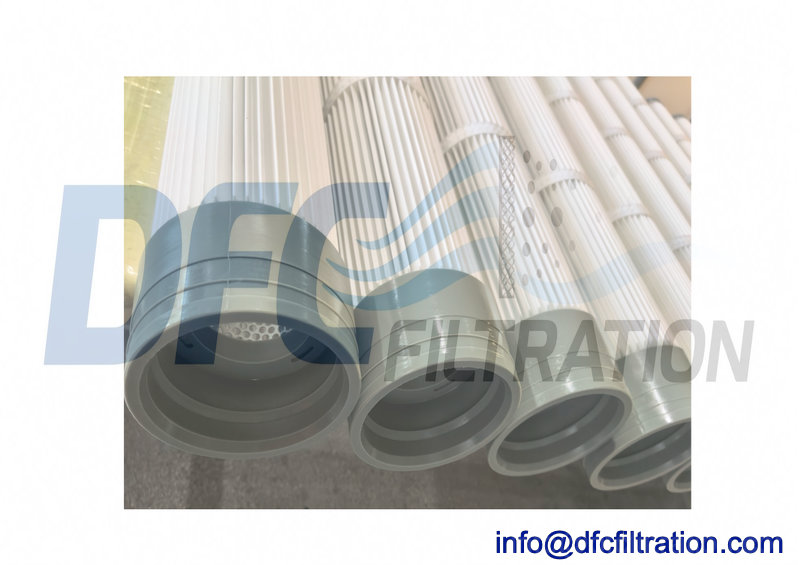 PU End Cap Pleated Filter Bag for Dust Collectors