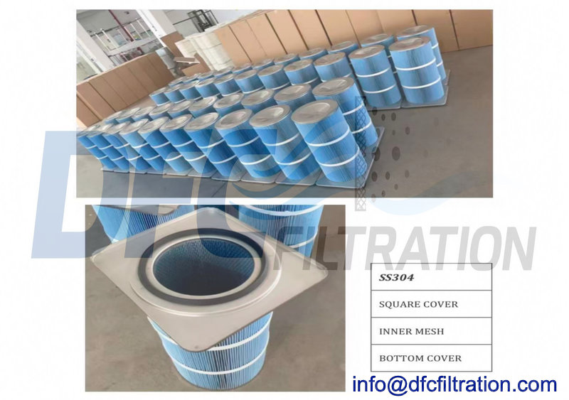 Square End Cap Dust Collector Filter Cartridge – New Equipment & Replacement Options