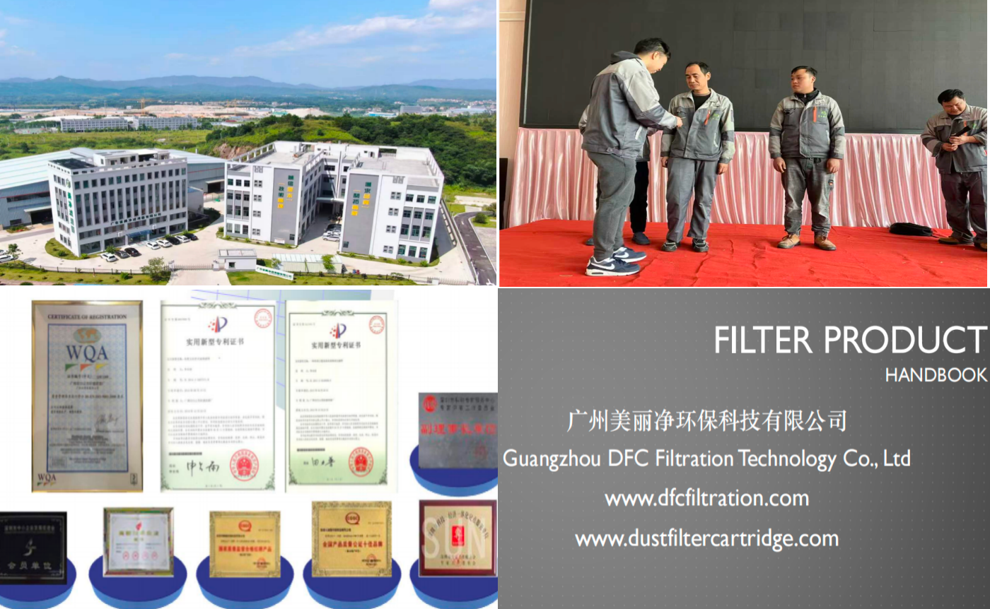 Polyester Filter Cartridge for Gas Turbine