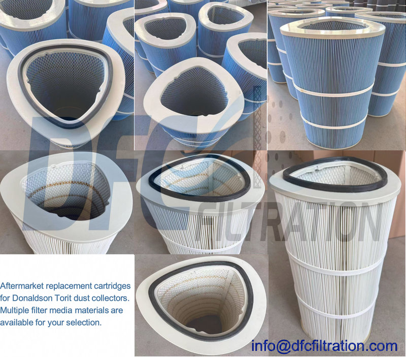 Industrial Dust Collector Replacement Filter Cartridges | Oval & Triangular